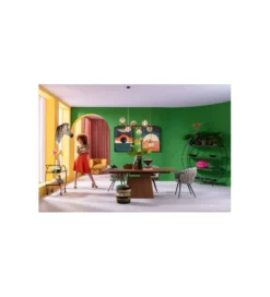 Stolik na kółkach LOFT 74 cm czarny