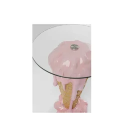 Stolik bistro ICE CREAM 60 cm różowy