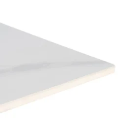 Stolik bistro SINTERED 80 cm efekt marmuru biały