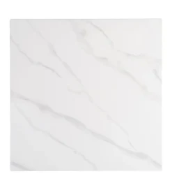 Stolik bistro SINTERED 80 cm efekt marmuru biały