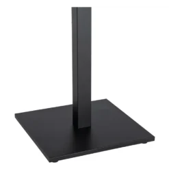 Stolik bistro SINTERED 80 cm efekt marmuru biały
