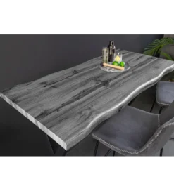 Stolik bistro WILD 120 cm drewno dębu szary