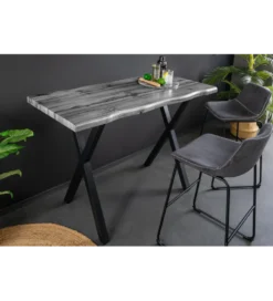 Stolik bistro WILD 120 cm drewno dębu szary