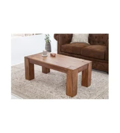 Stolik FINICE Makassar 100 cm drewno sheesham