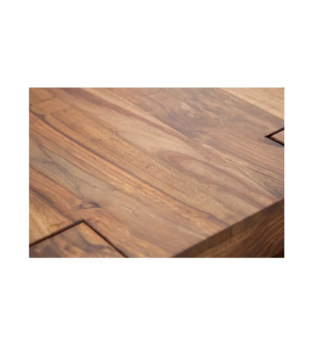 Stolik FINICE Makassar 100 cm drewno sheesham