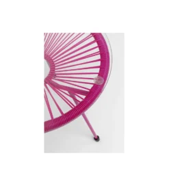 Stolik kawowy ACAPULCO 50 cm mono różowy