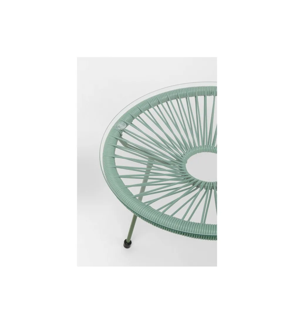 Stolik kawowy ACAPULCO 50 cm mono zielony