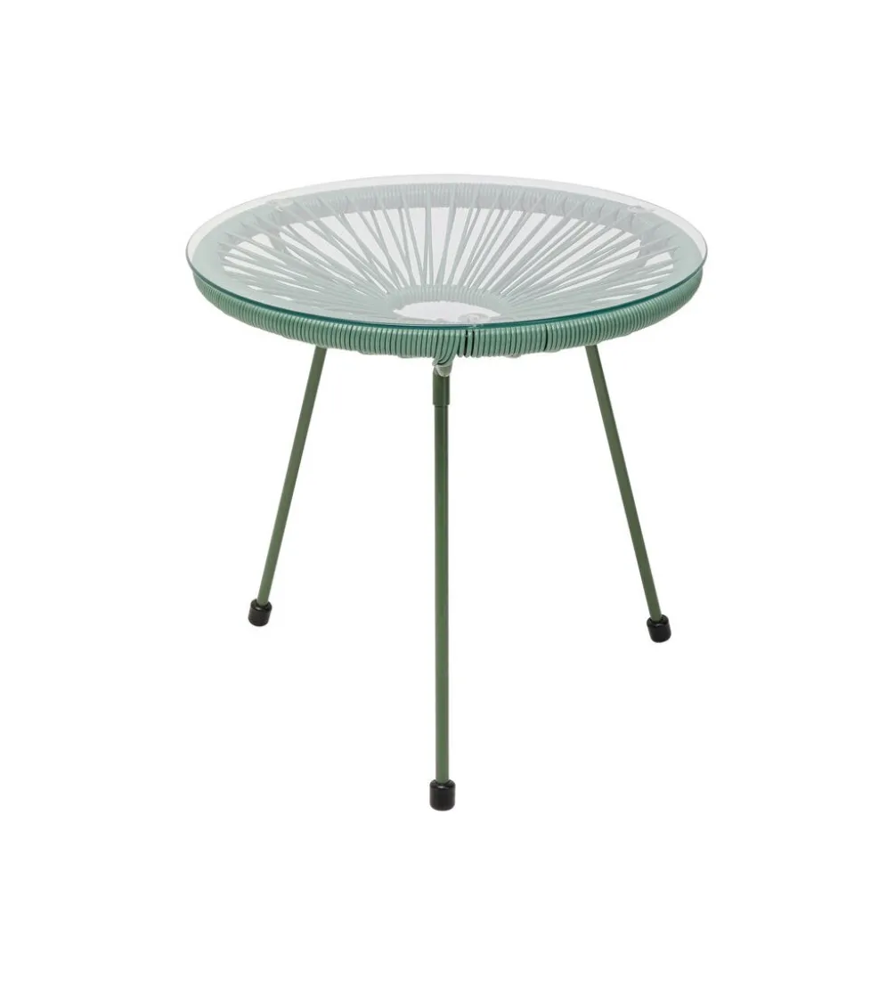 Stolik kawowy ACAPULCO 50 cm mono zielony