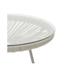 Stolik kawowy ACAPULCO 50 cm mono greige