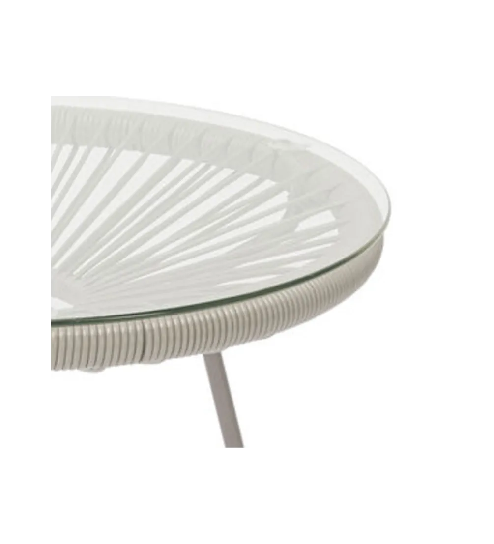 Stolik kawowy ACAPULCO 50 cm mono greige