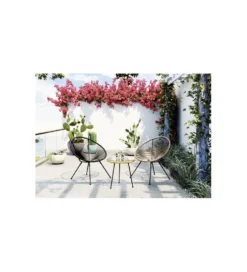 Stolik kawowy ACAPULCO 50 cm naturalny