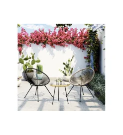 Stolik kawowy ACAPULCO 50 cm naturalny