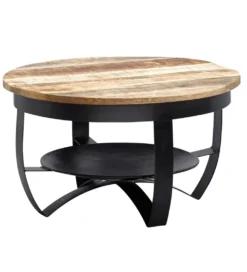 Stolik kawowy AFLAN 60 cm drewno mango