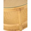 Stolik kawowy ALAN 70 cm rattan