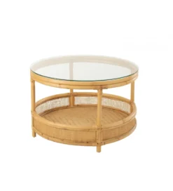 Stolik kawowy ALAN 70 cm rattan
