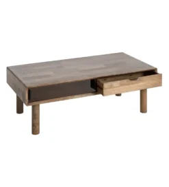 Stolik kawowy AMY 120 cm drewno kauczuk