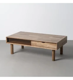 Stolik kawowy AMY 120 cm drewno kauczuk