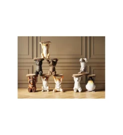 Stolik kawowy ANIMAL MR JACK 33 cm brązowy