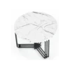 Stolik kawowy ANTICA 55 cm w optyce marmuru