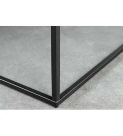 Stolik kawowy ARCHITECTURE 60 cm w optyce czarnego marmuru