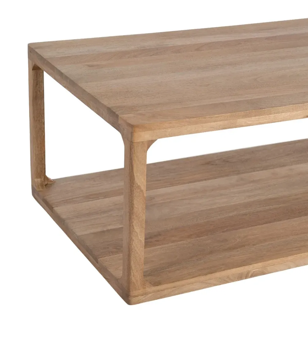 Stolik kawowy ASANA 110 cm drewno mango