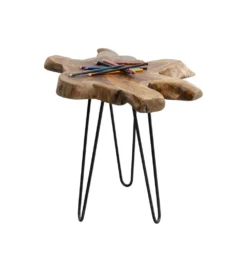 Stolik kawowy Aspen 50 cm dewno teak
