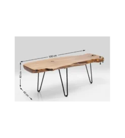 Stolik kawowy ASPEN drewno teak
