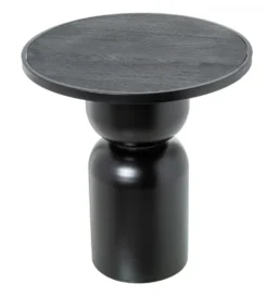 Stolik kawowy AUTYK 47 cm czarny