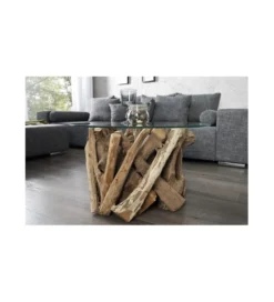 Stolik kawowy Aylin 60 cm teak