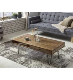 Stolik kawowy BAGLI 110 cm drewno sheesham