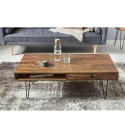 Stolik kawowy BAGLI 110 cm drewno sheesham