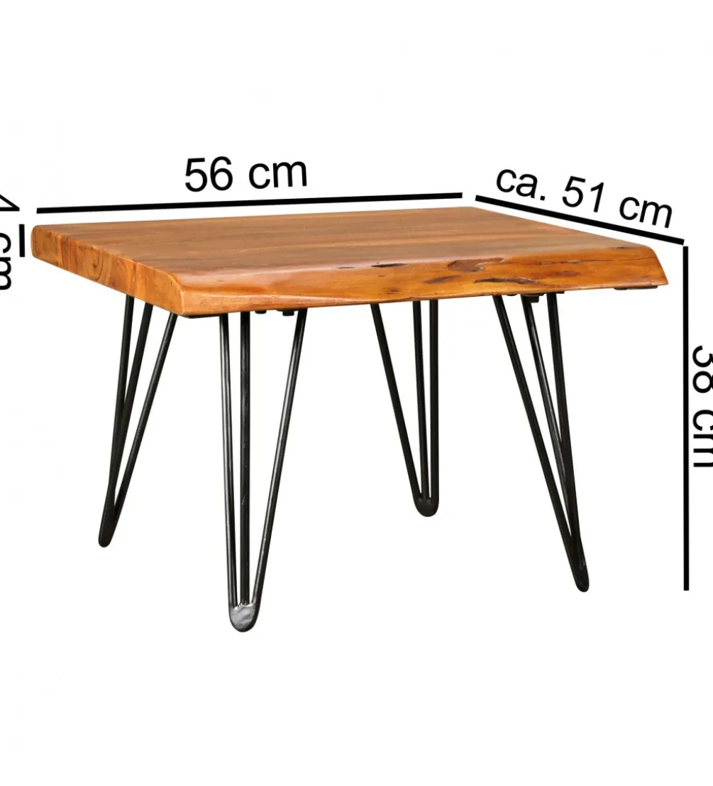 Stolik kawowy BAGLI 56 cm drewno sheesham
