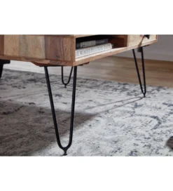 Stolik kawowy BAGLI 110 cm drewno akacja