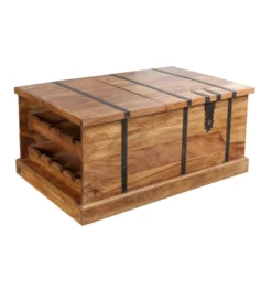 Stolik kawowy Bar Bodega 100 cm drewno Sheesham