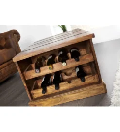 Stolik kawowy Bar Bodega 100 cm drewno Sheesham