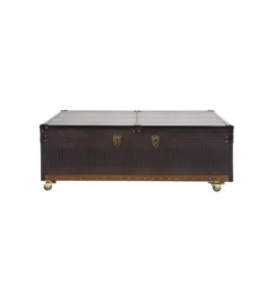 Stolik kawowy BAR GLOBETROTTER 120 cm brązowy