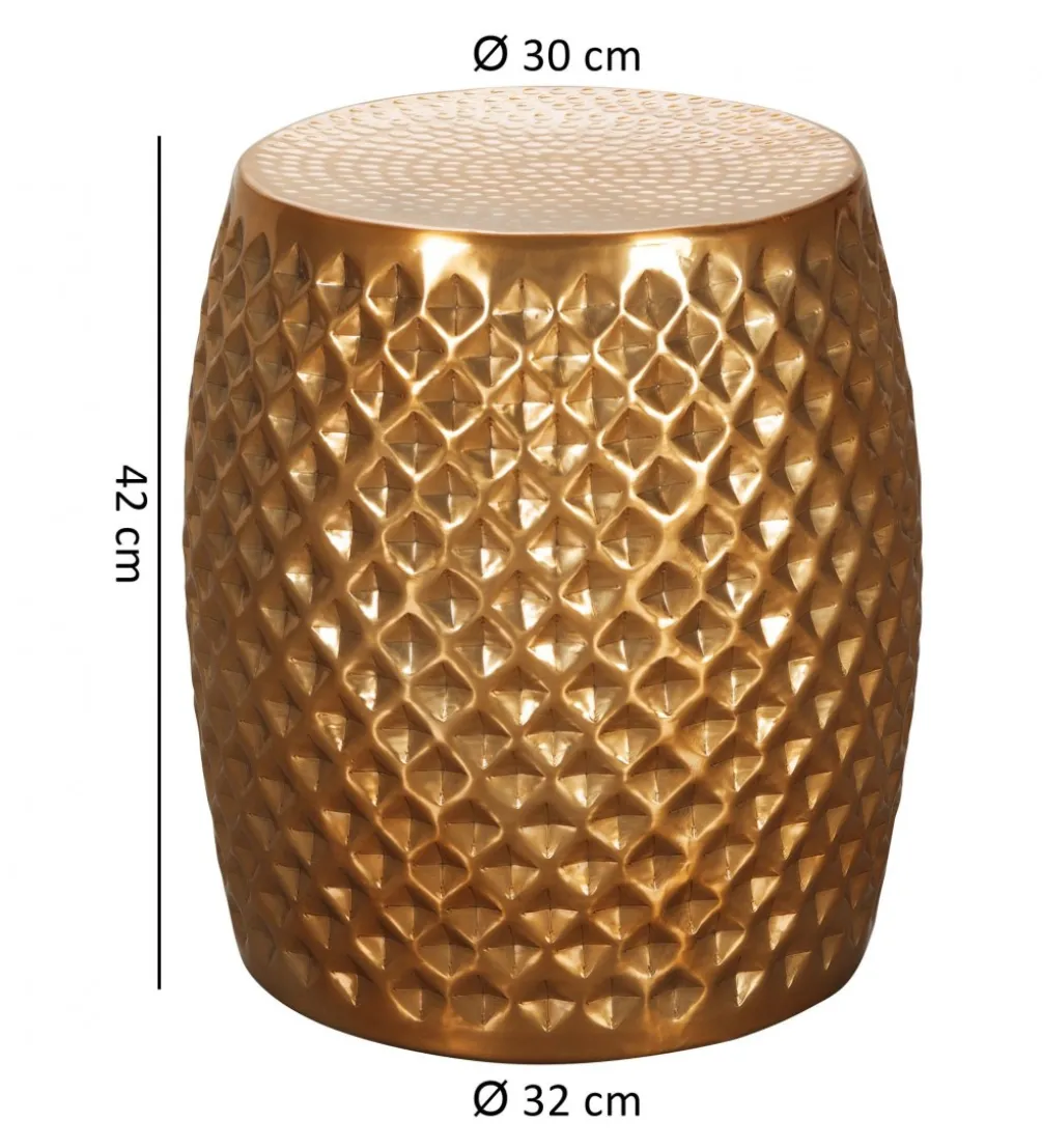 Stolik kawowy BATIN 32 cm złoty