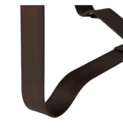 Stolik kawowy boczny ADESOM 50 cm ciemnobrązowy