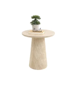 Stolik kawowy boczny ALMA 50 cm naturalny