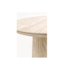 Stolik kawowy boczny ALMA 50 cm naturalny
