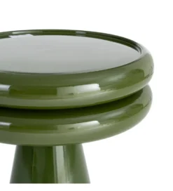 Stolik kawowy boczny ALMER 50 cm zielony