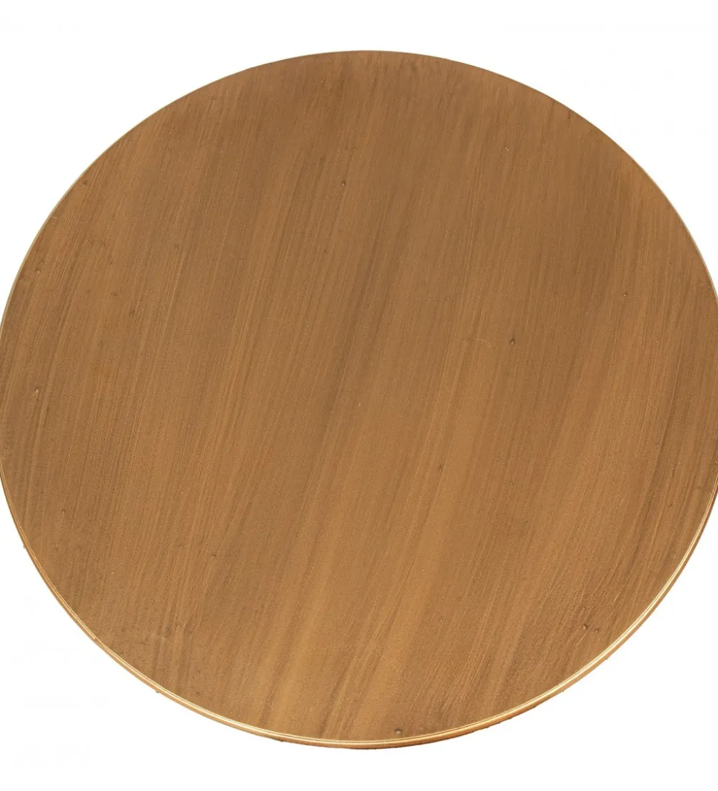 Stolik kawowy boczny ANTIQUENO 58 cm naturalny