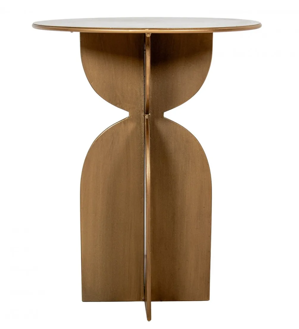 Stolik kawowy boczny ANTIQUENO 58 cm naturalny