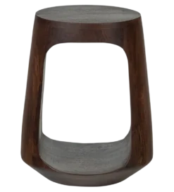 Stolik kawowy boczny BAYO 45 cm drewno mango