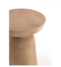 Stolik kawowy boczny BENISSA 42 cm beżowy