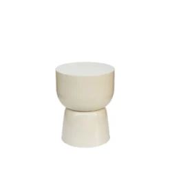 Stolik kawowy boczny BRIX KIAN 46 cm biały