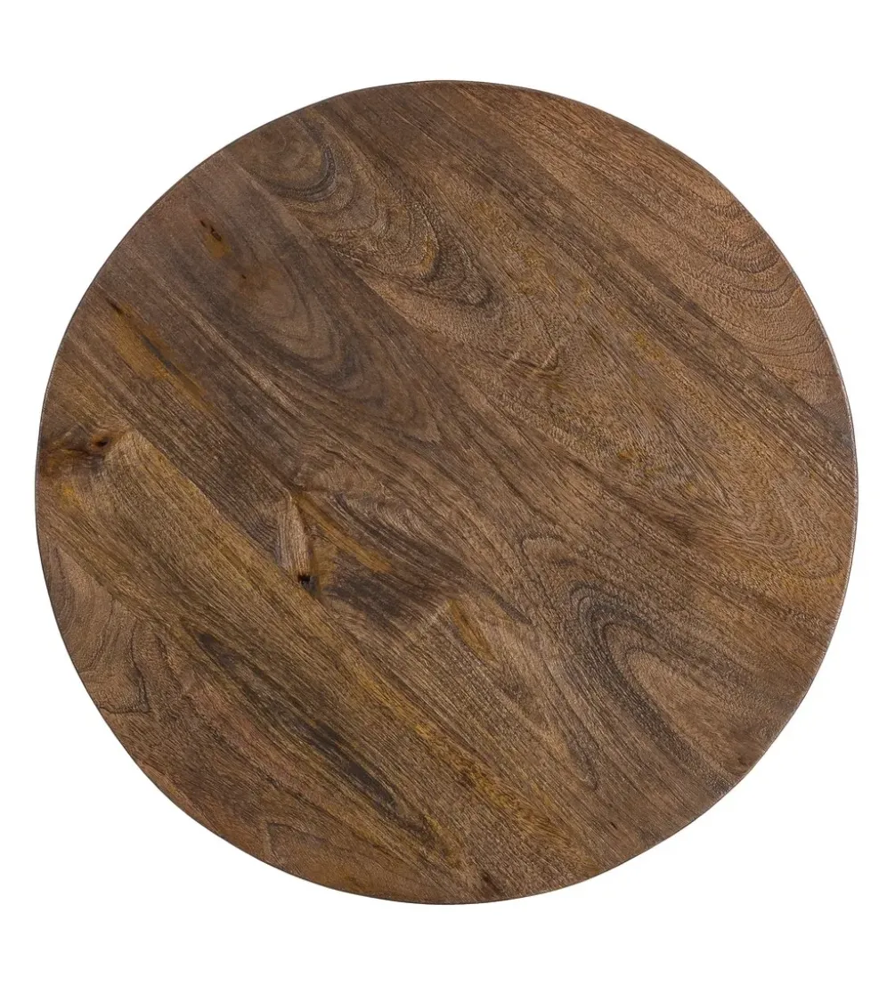 Stolik kawowy boczny CAMETRAN 50 cm drewno mango