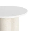 Stolik kawowy boczny CAVRANI 50 cm efekt terrazzo