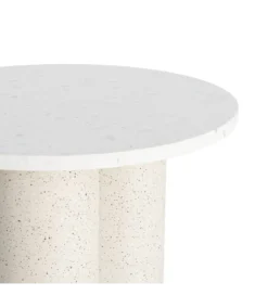 Stolik kawowy boczny CAVRANI 50 cm efekt terrazzo