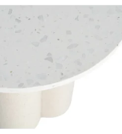 Stolik kawowy boczny CAVRANI 50 cm efekt terrazzo